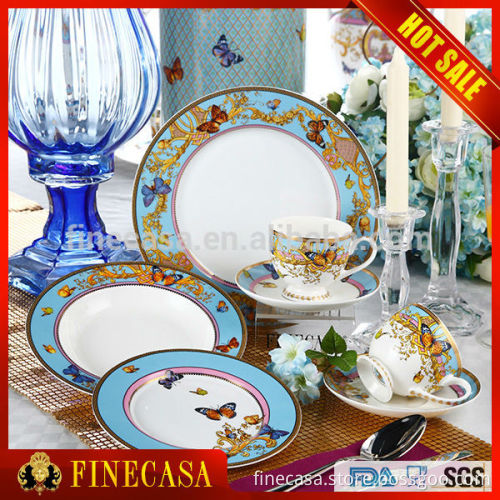Luxury Fine Bone China 8.5 Inches Soup Plate